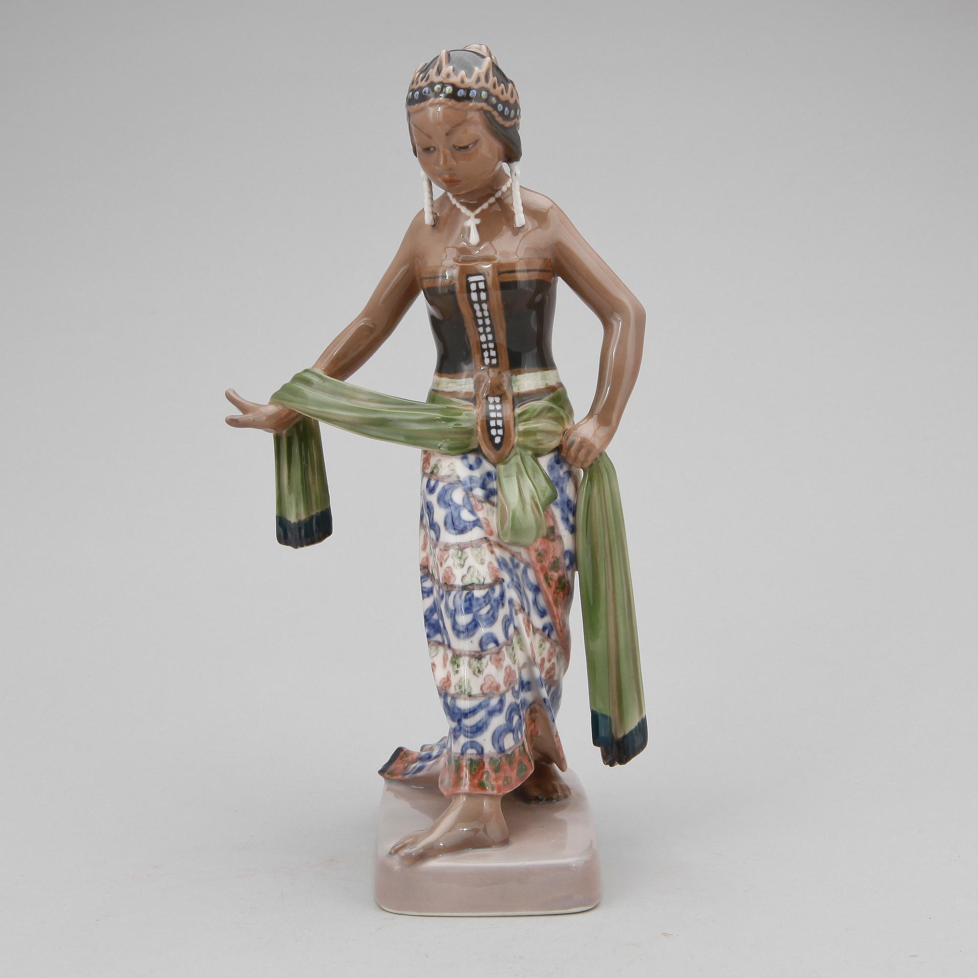FIGURIN, porslin, Dahl Jensen, Danmark.