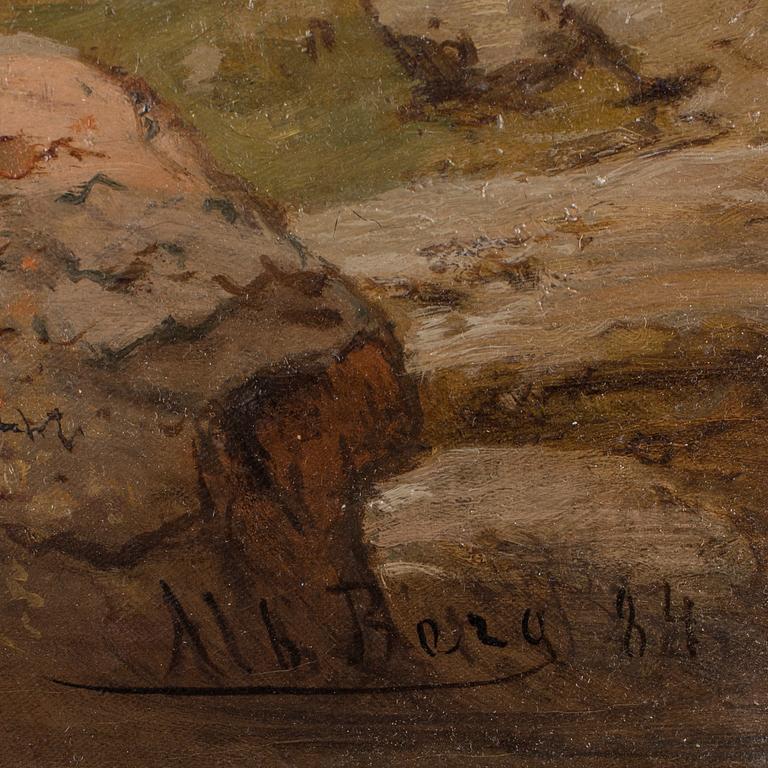 ALBERT BERG, olja på duk, signerad och daterad 84.