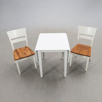 Bengt & Britt-Marie Troedsson, dining group 3 pieces, manufactured by Troeds in Bjärnum.