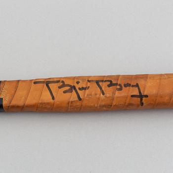 BJÖRN BORG, a personal Browning aluminum test tennisracket, 1978-79.