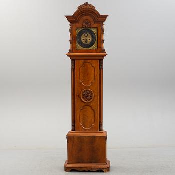 A 18th century long case clock.