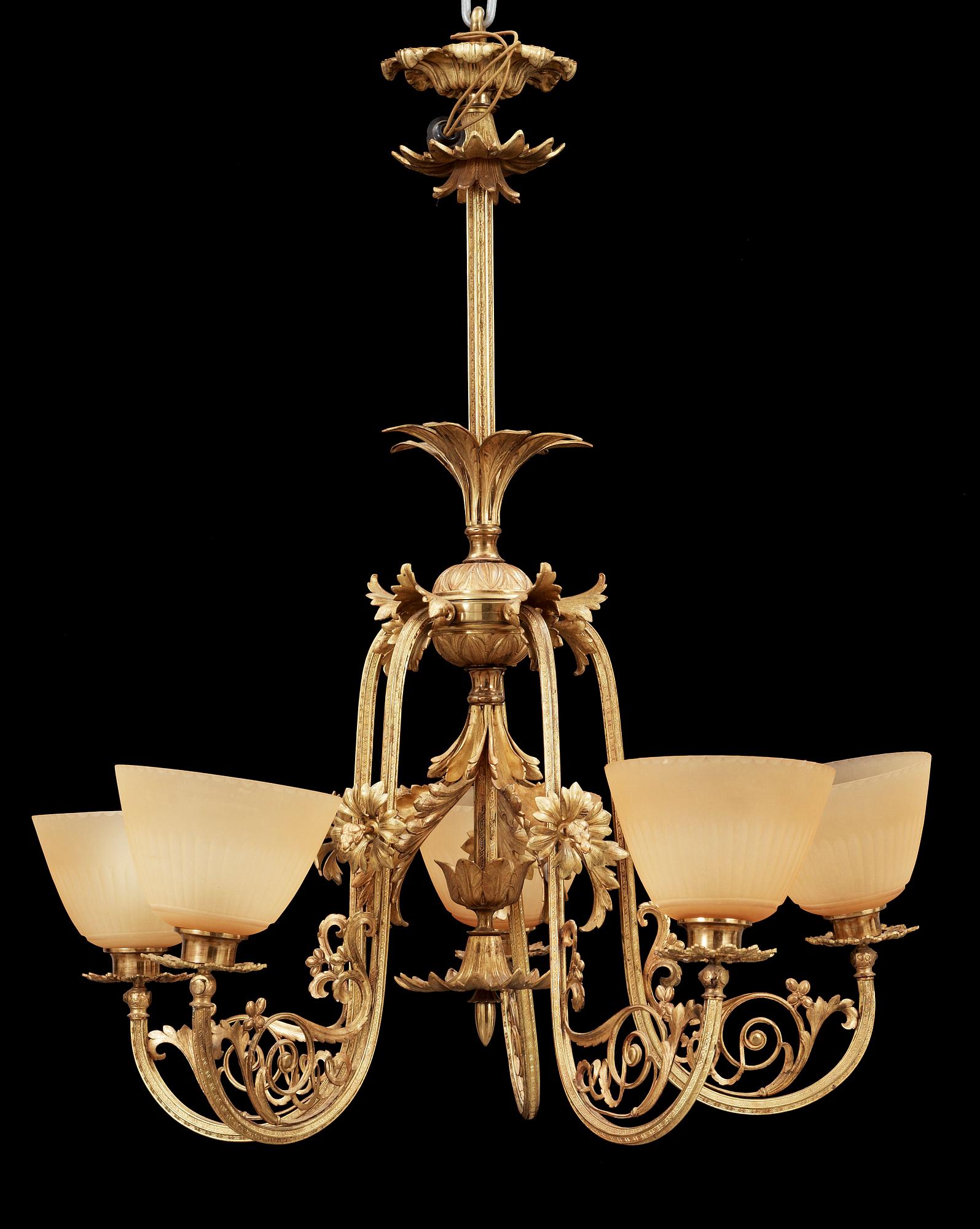 TAKKRONA, Oscariansk, 1800-talets slut. H 90.