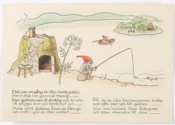 Elsa Beskow, "HATT-STUGAN. Bilderbok av Elsa Beskow".