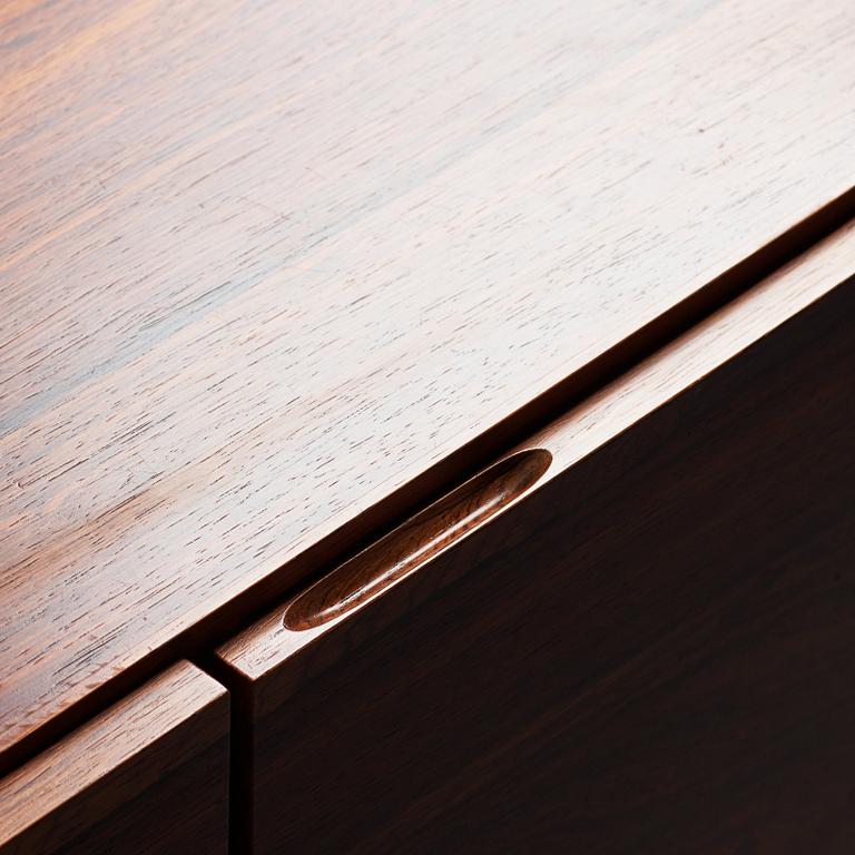 Ib Kofod-Larsen, a rosewood sideboard, Seffle, Sweden 1960's.