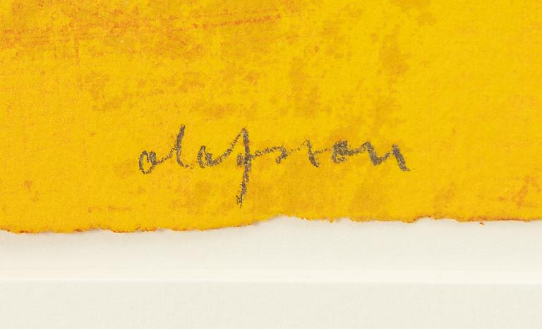 Pierre Olofsson, five colour lithographs.