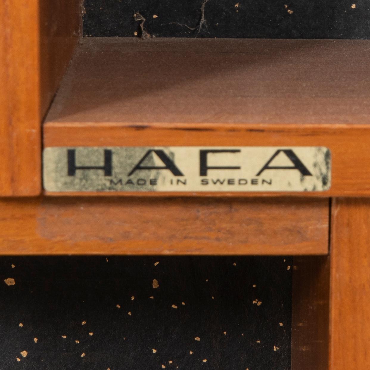 Vägghyllor 5 st Hafa 1900-talets andra hälft.