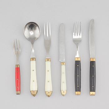 37 pieces of cutlery, partly Melron, France, second half of the 20th century.