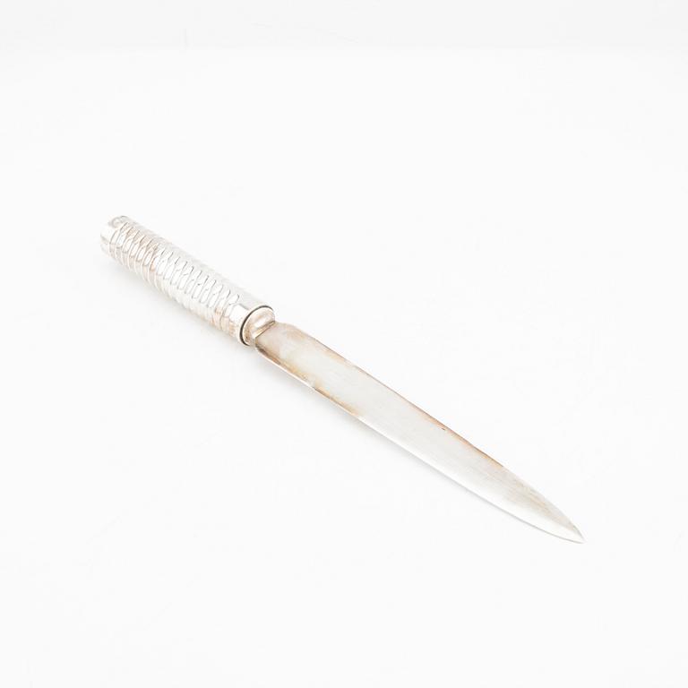Sigvard Bernadotte, brevkniv för Georg Jensen sterling silver.