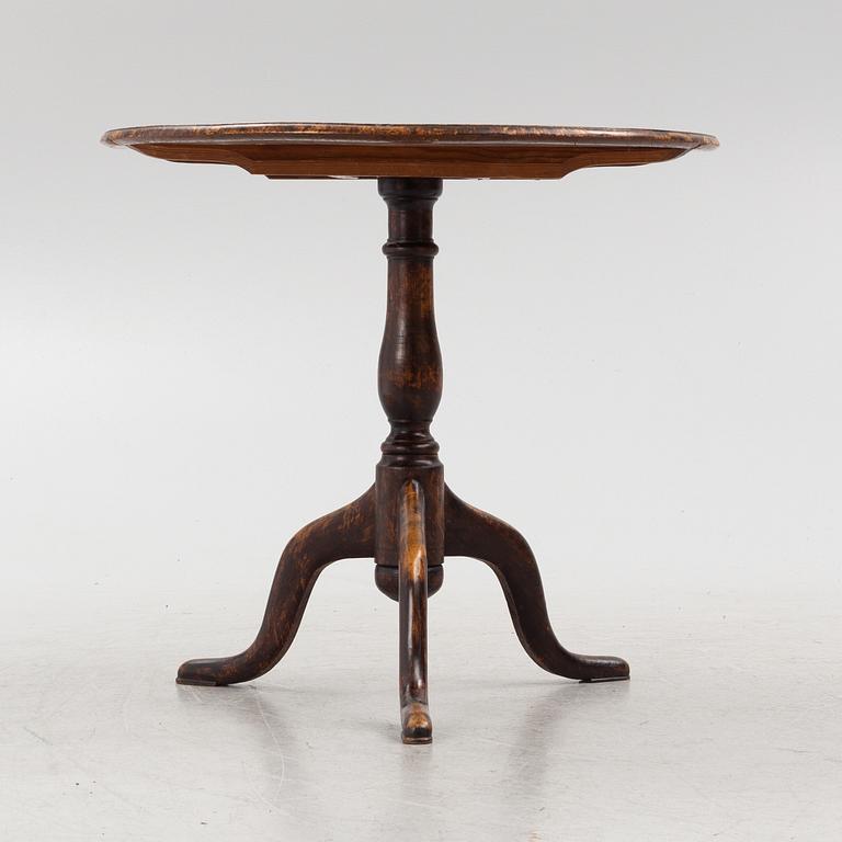 A tilt-top table by Jaboc Sjölin ( master carpenter in Köping & Kungsör, Sweden, 1767-85).