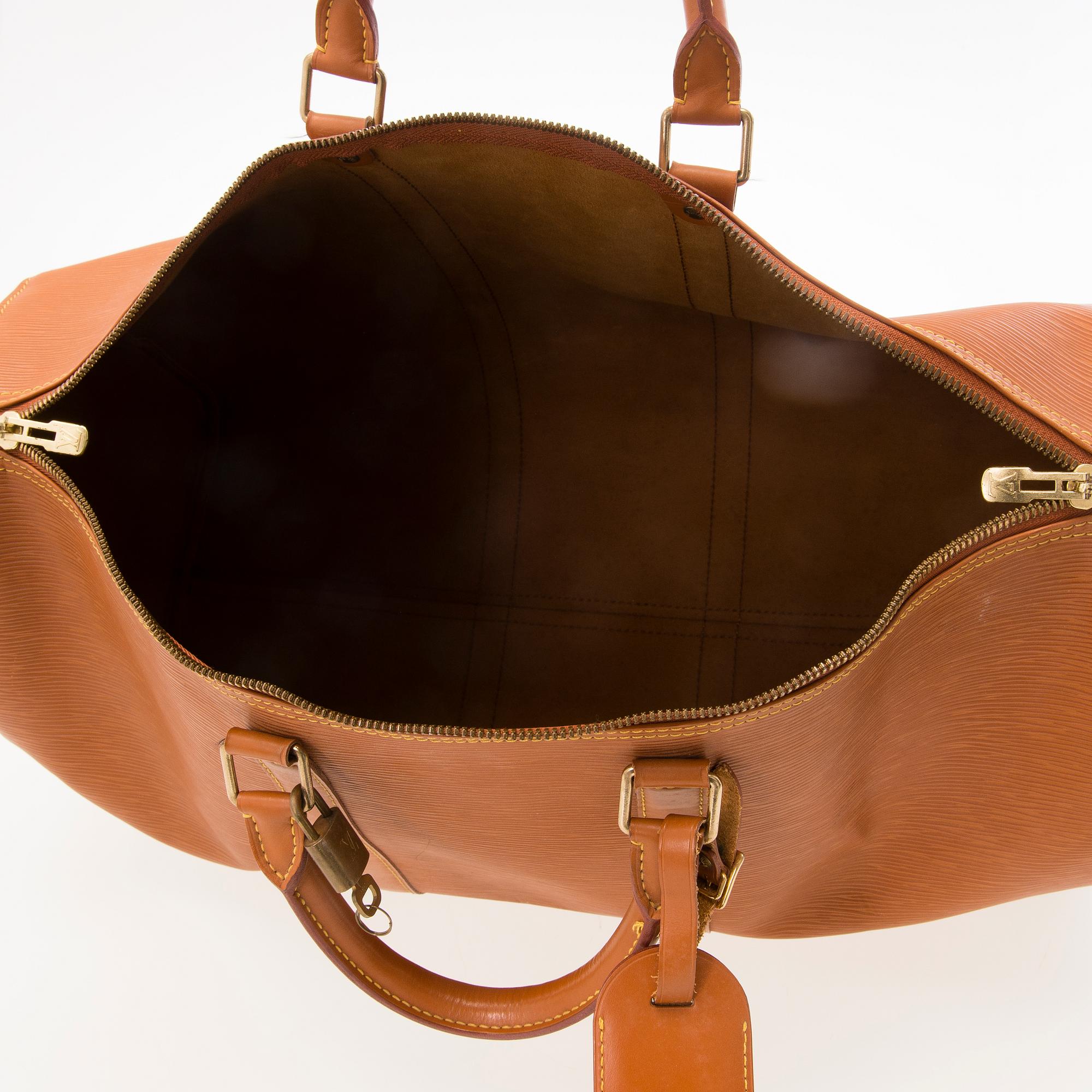LOUIS VUITTON, Keepall 50 Epi, Weekendbag.