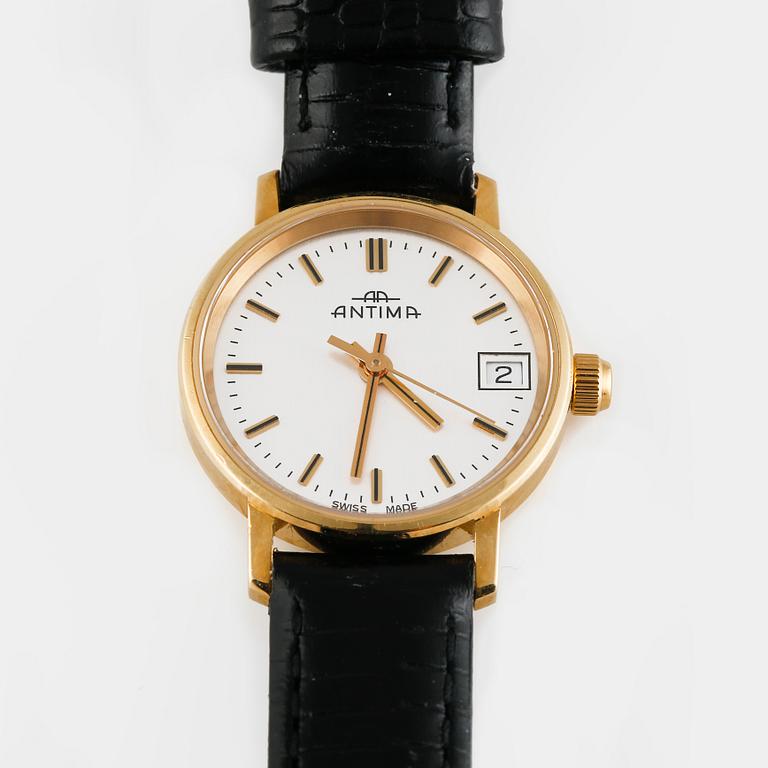 ARMBANDSUR, Dam, 18 k guld, Antima.
