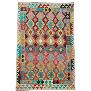 A kilim carpet 300 x 198 cm.