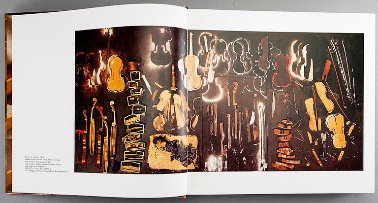 Arman (Armand Pierre Fernandez), FERNANDEZ ARMAN, a book and two signed and numbered lithographs 62/100.