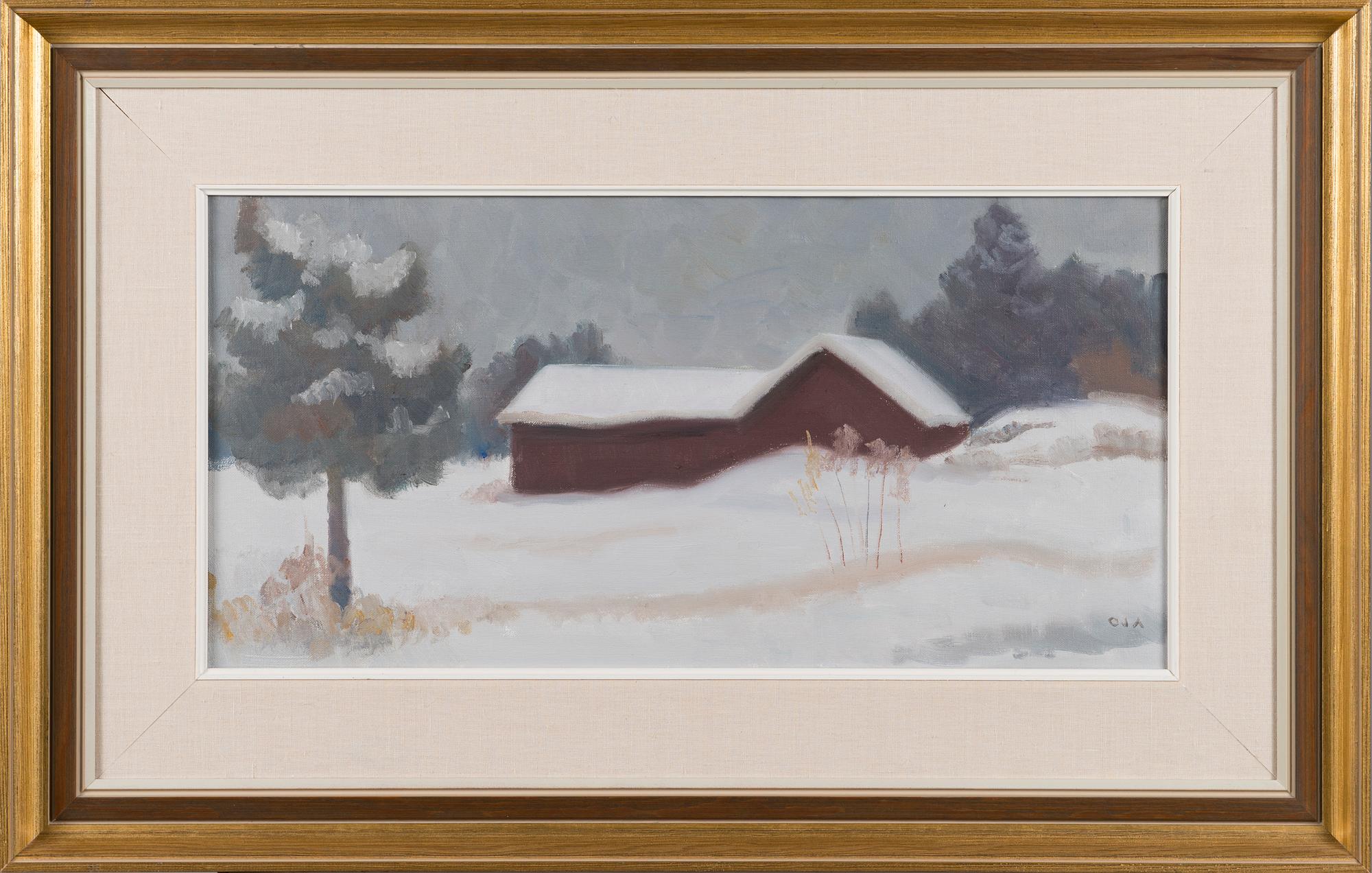 ONNI OJA, oil on canvas, signed, a ergo marked 1980.