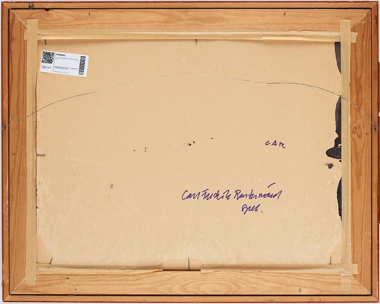CARL FREDRIK REUTERSWÄRD, laquer and tempera on paper panel, signed CF Reauterswärd.