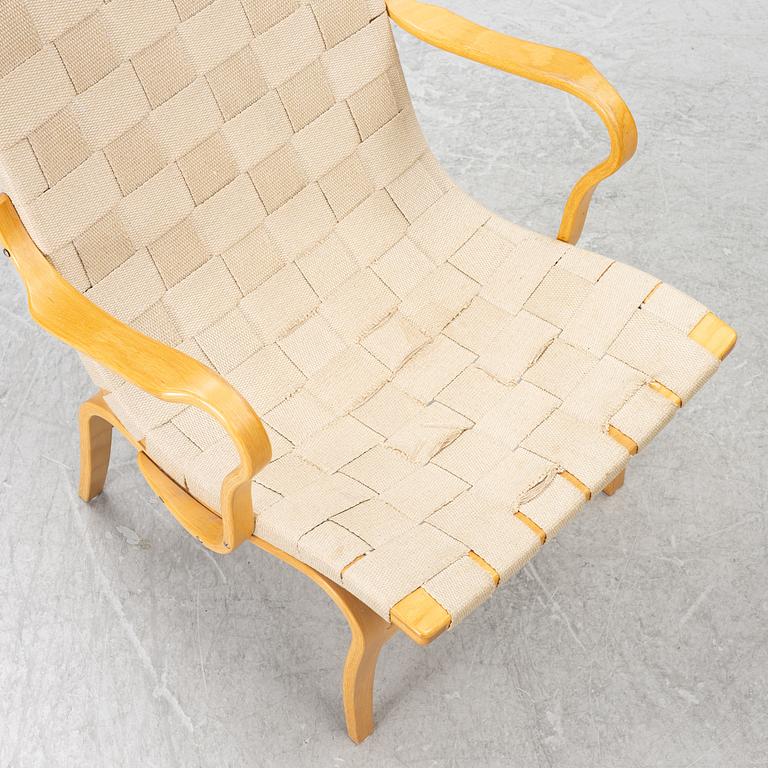 Bruno Mathsson, a pair of armchairs, "Eva", DUX, late 20th century.