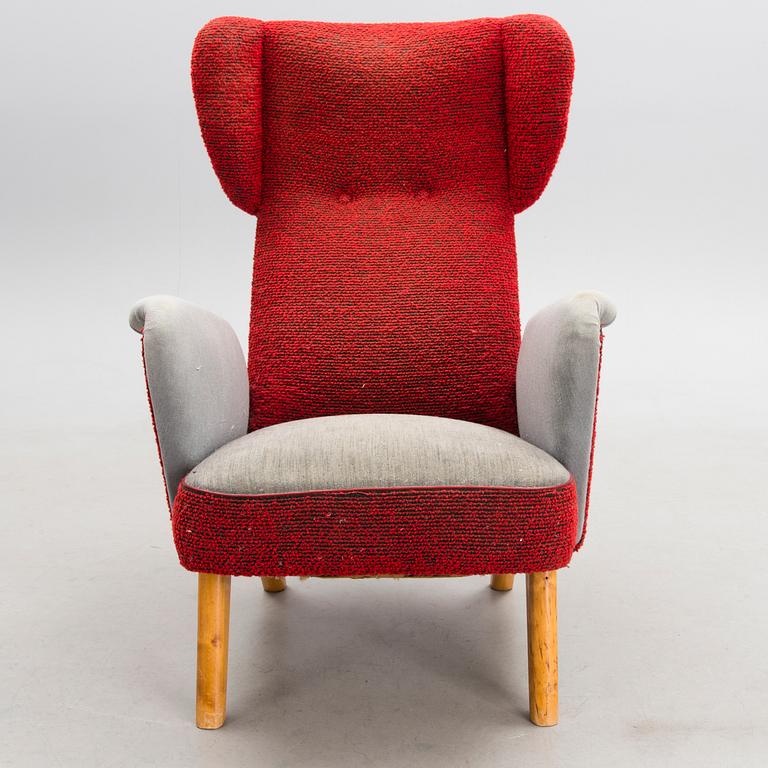 A mid 1940s armchair for Hiort Tuote Puunveisto, Finland.