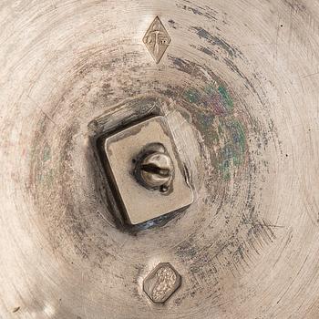 Louis Manant, genombruten skål, silver, Paris 1819-1838.