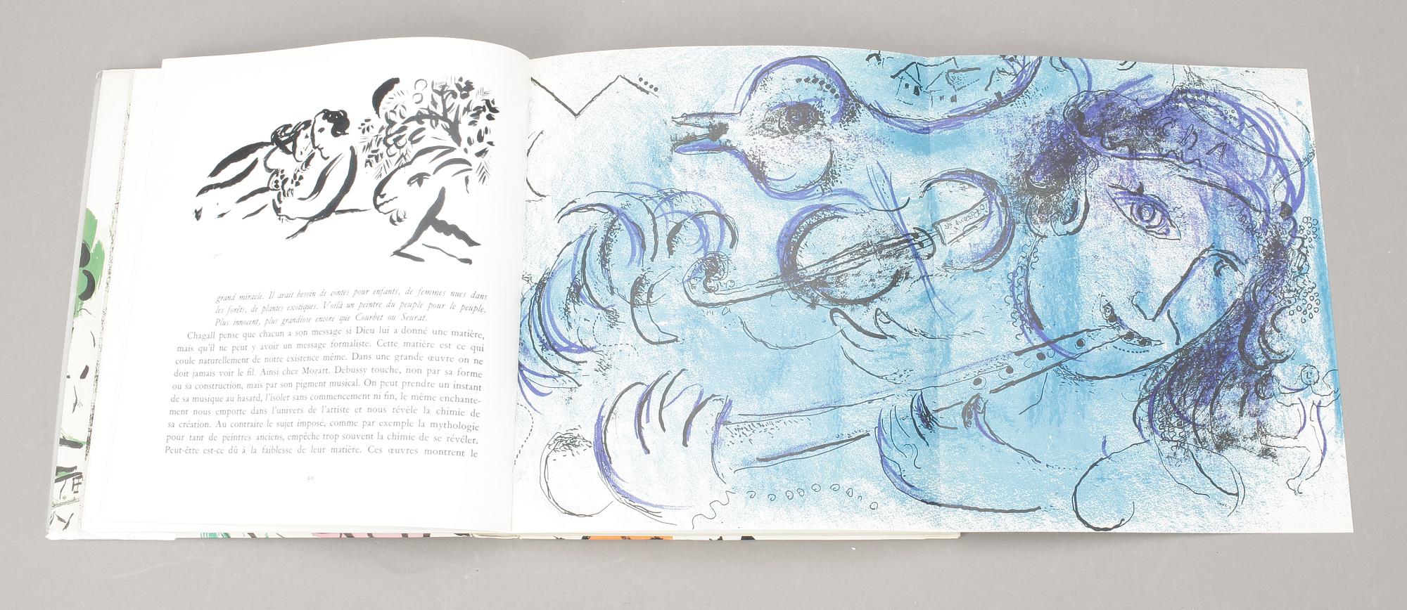 BOK, "Chagall",  Lassaigne, Jaques, Maeght Editeur, första upplagan, Paris, 1957.