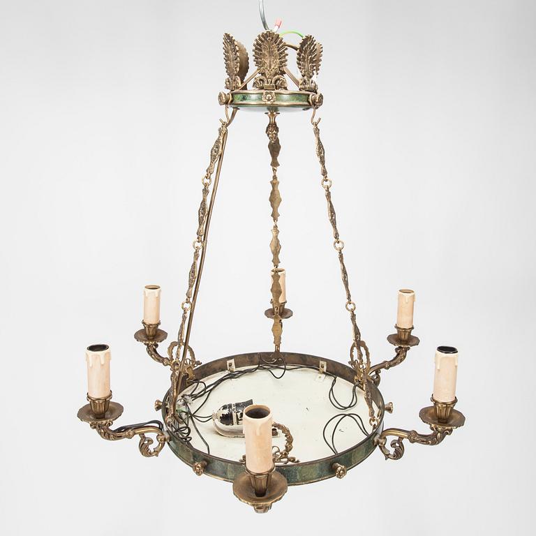 TAKAMPEL, empirstil, 1930-tal. Höjd ca 70 cm.