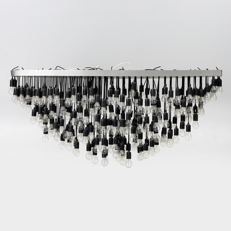 Bengt Fröderberg, (b. 1951), ceiling lamp, "Crocodile", own studio.