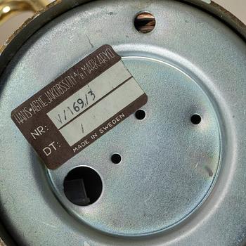 Hans-Agne Jakobsson, vägglampetter, ett par, "Sonata", modell "V169-3", Hans Agne Jakobsson AB, Markaryd, 1960-70-tal.