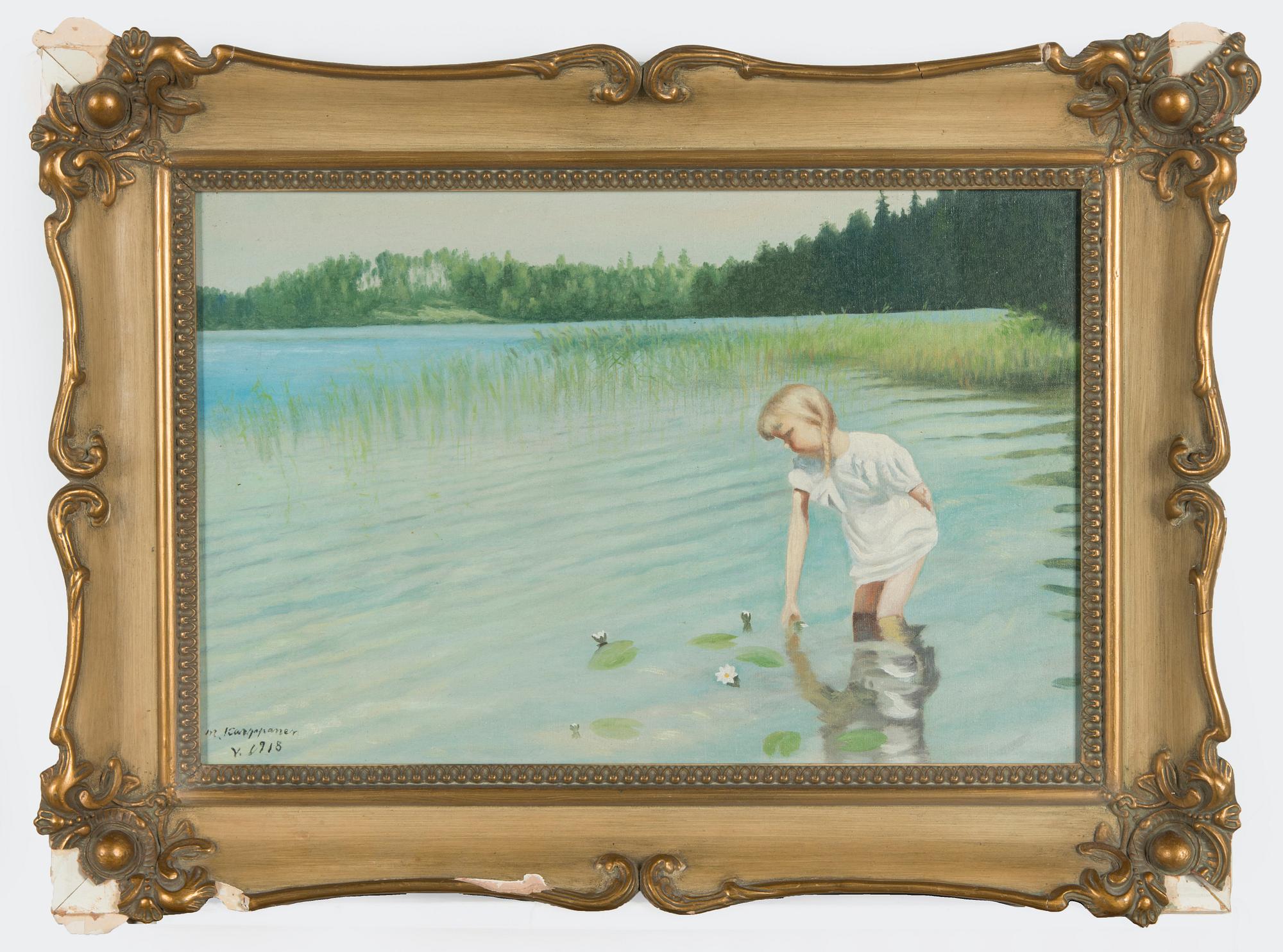 Matti Karppanen, Girl Wading.