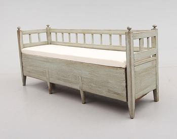 SOFFA, sengustaviansk, omkring 1800.