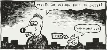 Gunnar Lundkvist, "Varför är världen full av idioter?".