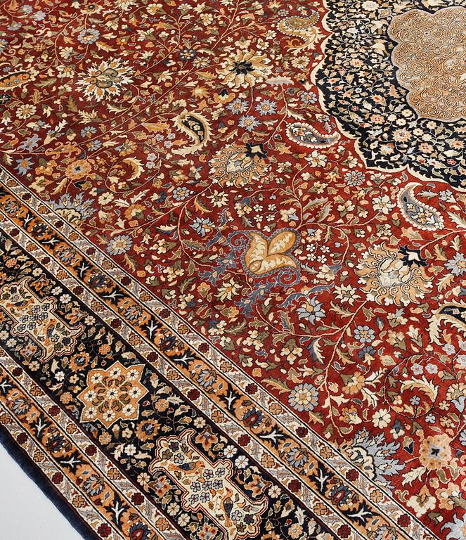 Matta, orientalisk, silke, 370 x 270 cm.