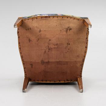 Josef Frank, a model 969 armchair, Firma Svenskt Tenn, Sweden.