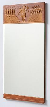 Ulla Fogelklou-Skogh, a wall mirror, cabinetmaker Gustav Bergsten, for the Stockholm Crafts Association, 1936.