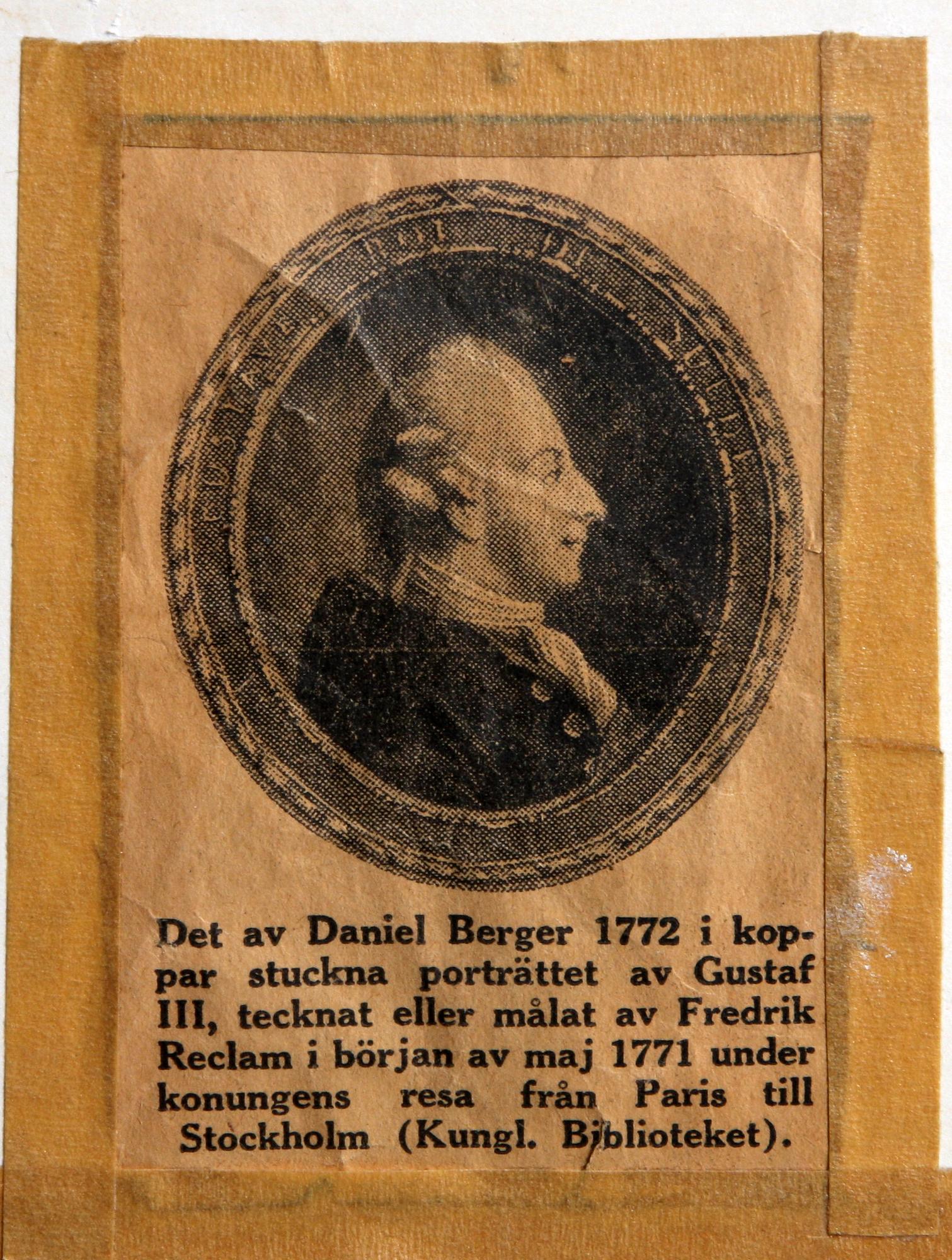 KOPPARSTICK, 1700-tal.