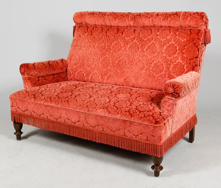 SOFFA, nyrenässans, sent 1800-tal, tapetserarstil.