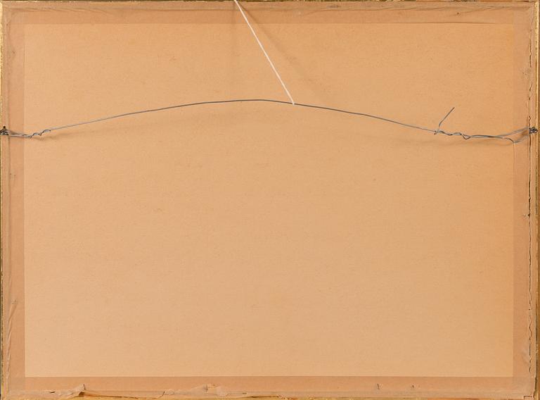 HÅKAN BRUNBERG, oil on paper/palette, signed.