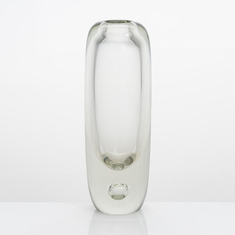 Saara Hopea, a glass vase, 'Bubble', signed S. Hopea Nuutajärvi Notsjö -61.