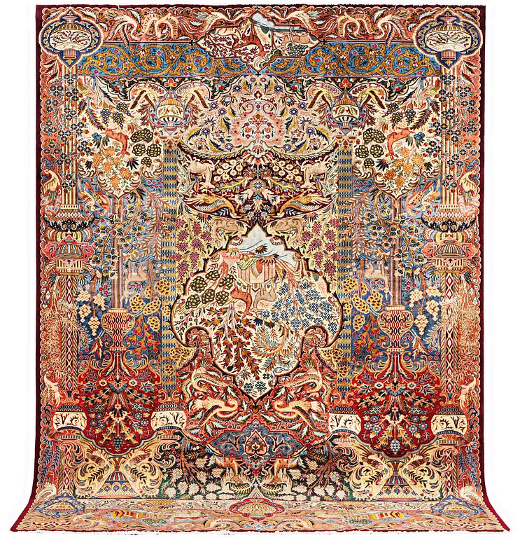 Matta, Kashmar, ca 332 x 243 cm.