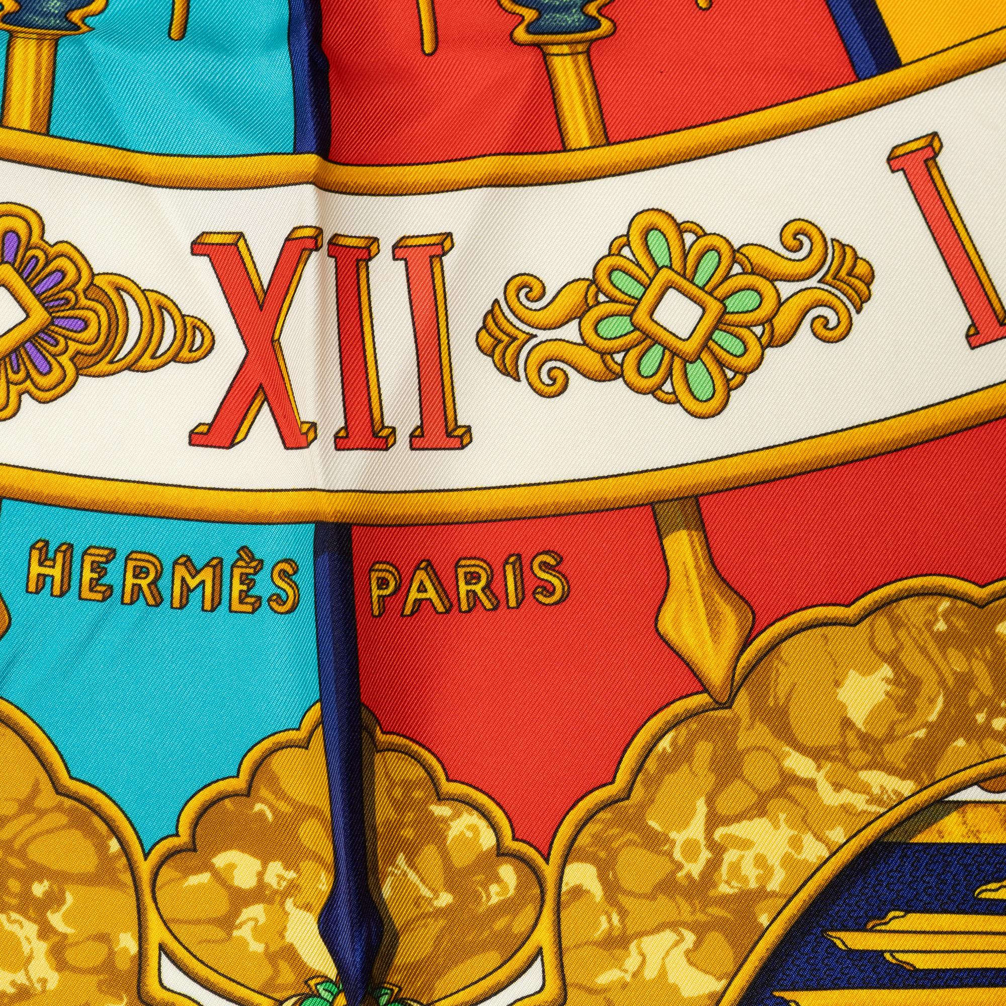 Hermès, scarf, "Carpe Diem".