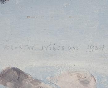 OLOF WALFRID NILSSON, olja på duk, sign o dat.
