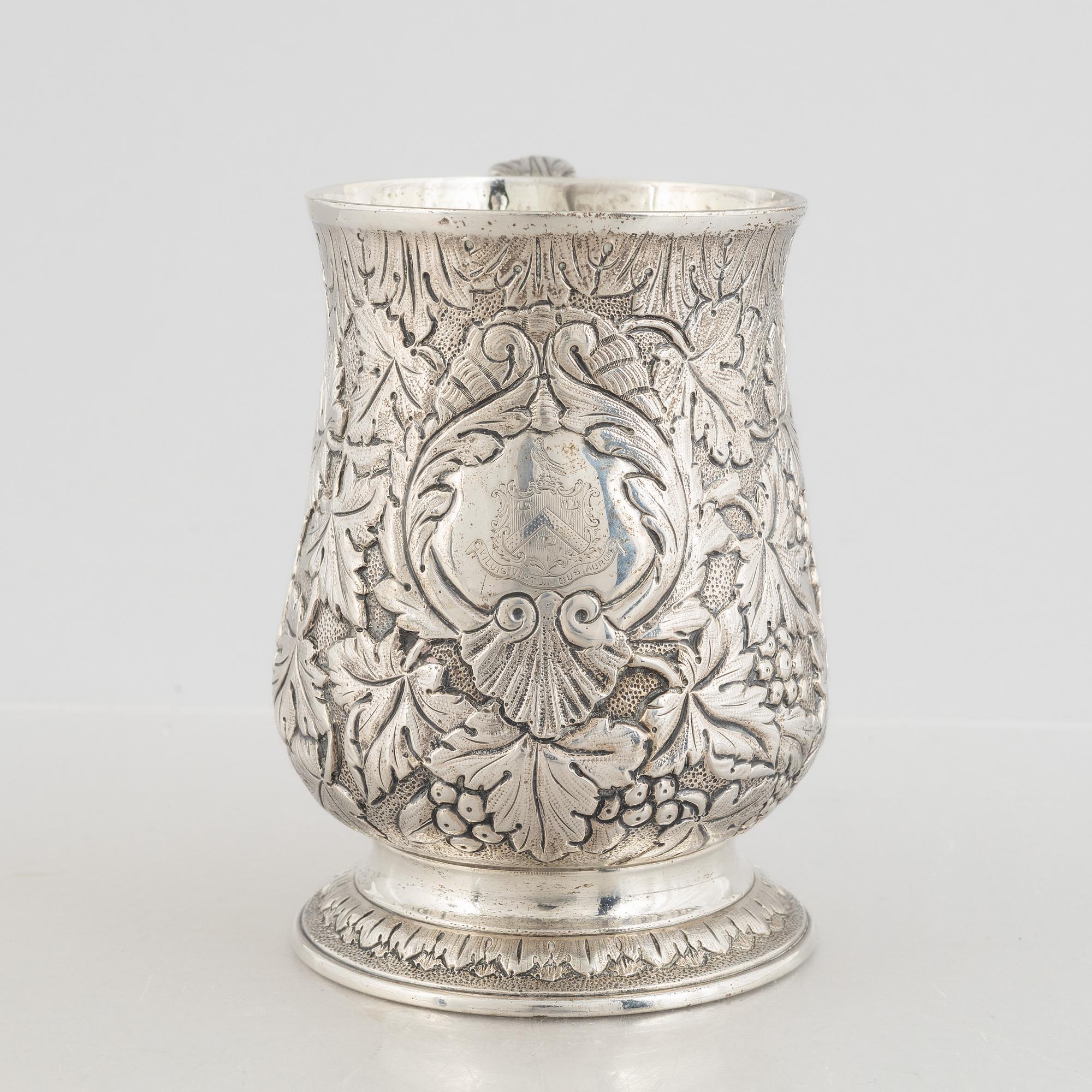 Charles Wright, a silver tankard, London, England 1776.