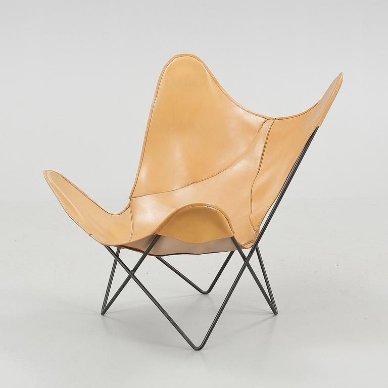 FÅTÖLJ, "Butterfly Chair". 1950-tal.