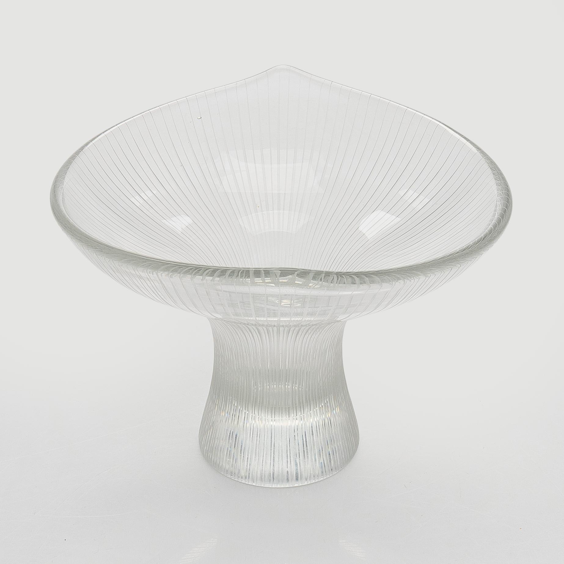Tapio Wirkkala, A 'Chanterelle' glass vase, signed Tapio Wirkkala, Iittala.