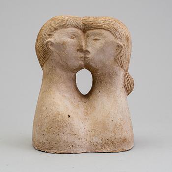 STIG LINDBERG, a stoneware sculpture, Gustavsberg probably 1940s.