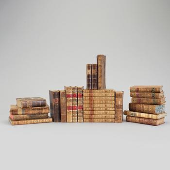 BOKPARTI, 28 vol, bla Oeuvres de Grecourt, 1700-1800-tal.