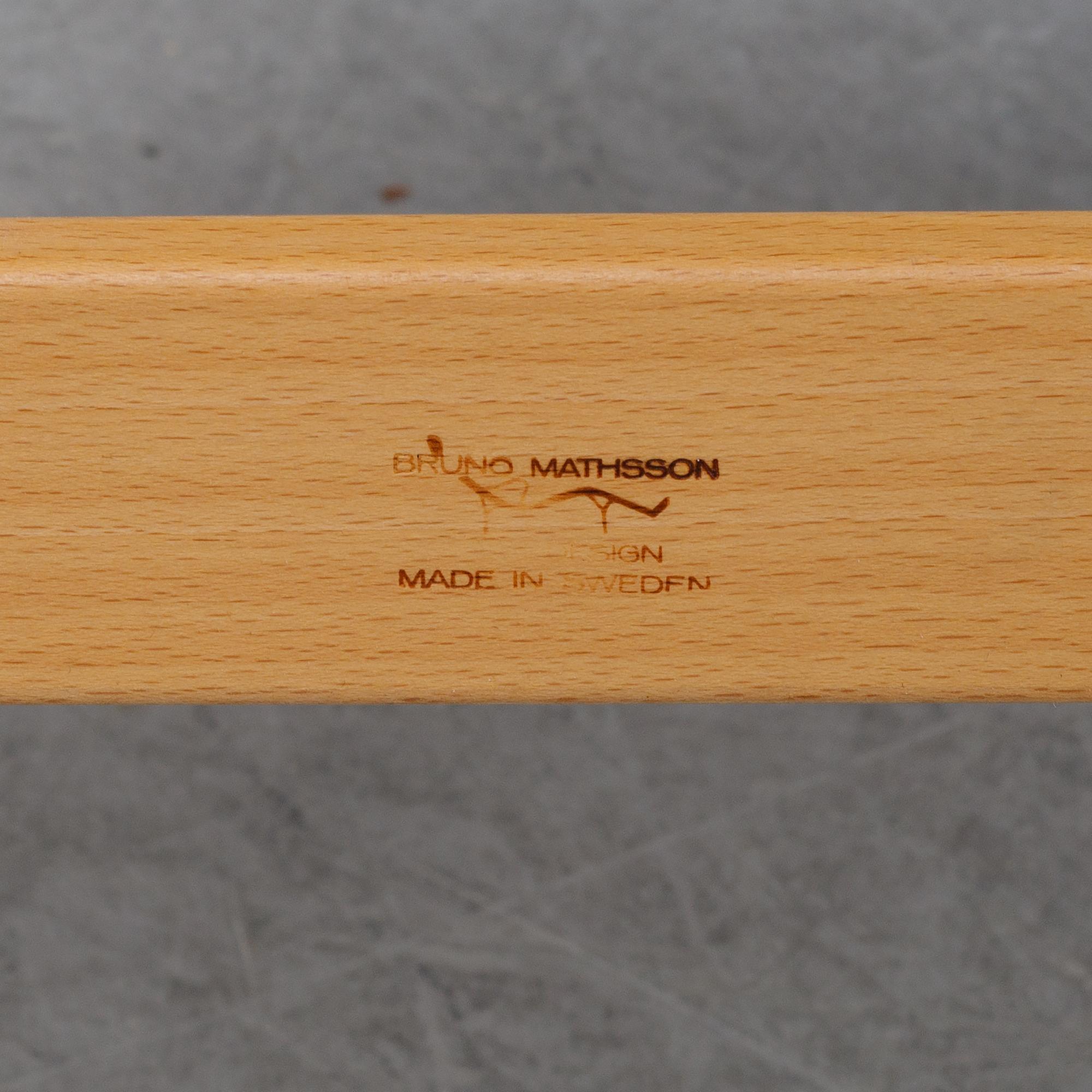 Bruno Mathsson, a 'Mina' easy chair, Bruno Mathsson International, dated 2002.