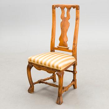 An 18th century chair.