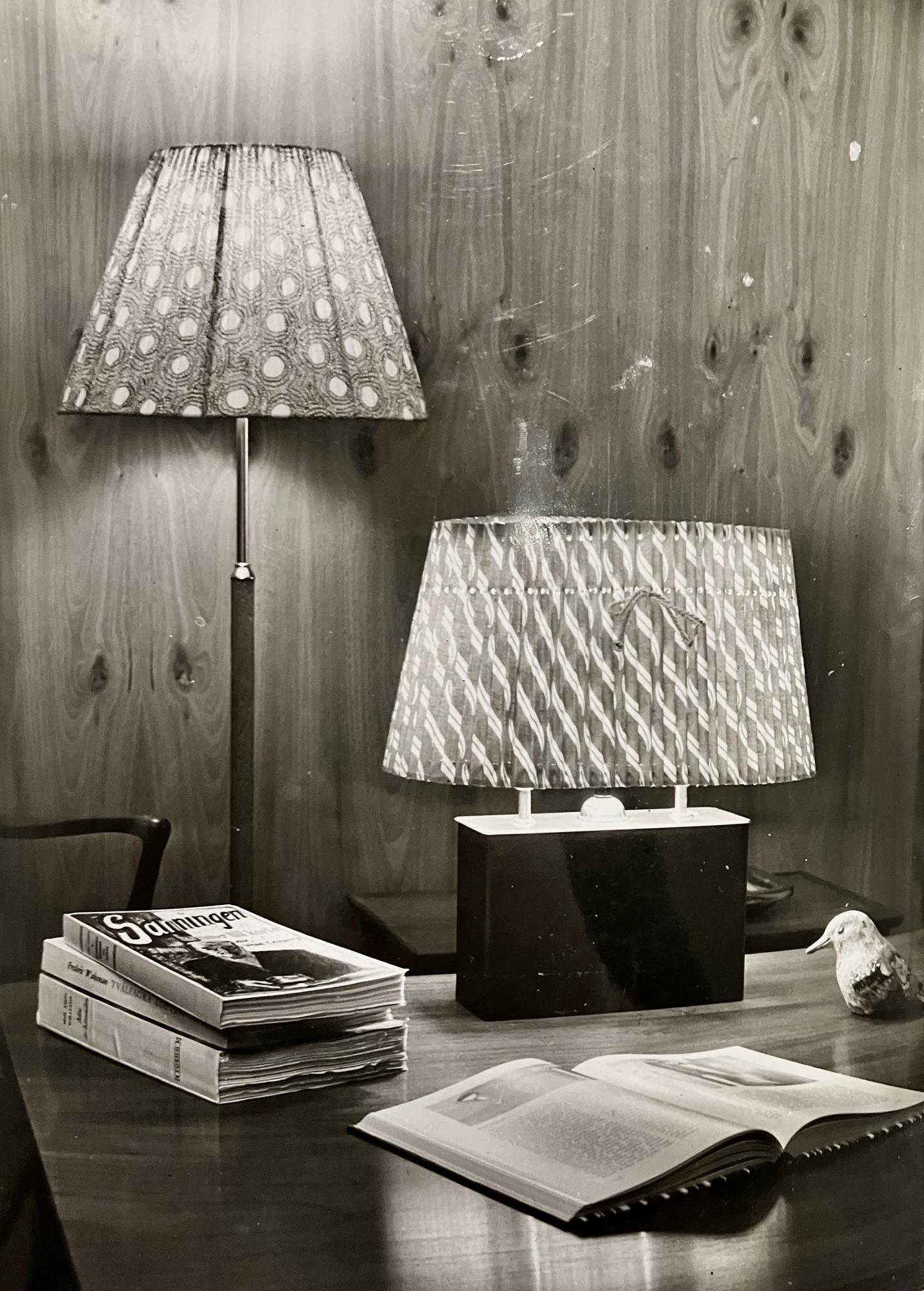 Bertil Brisborg, bordslampa, "NK-Hantverk", Nordiska kompaniet, 1940-tal.