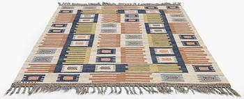 Märta Måås-Fjetterström, a "Porslinsmattan" carpet, flat weave, c. 205 x 140 cm, signed AB MMF.