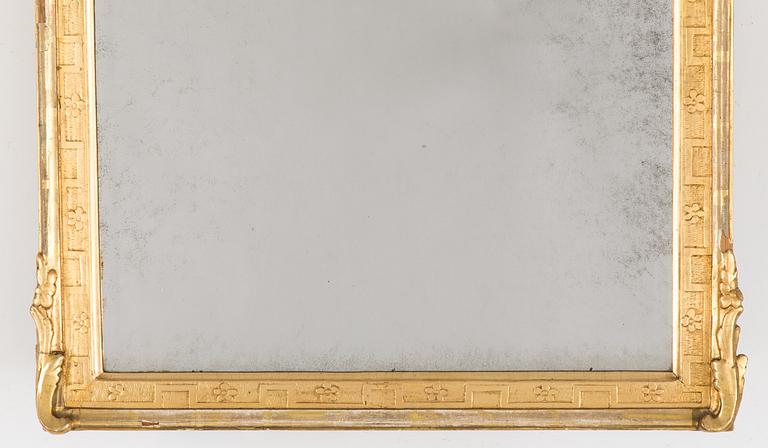 A Swedish Rococo 18th century mirror.