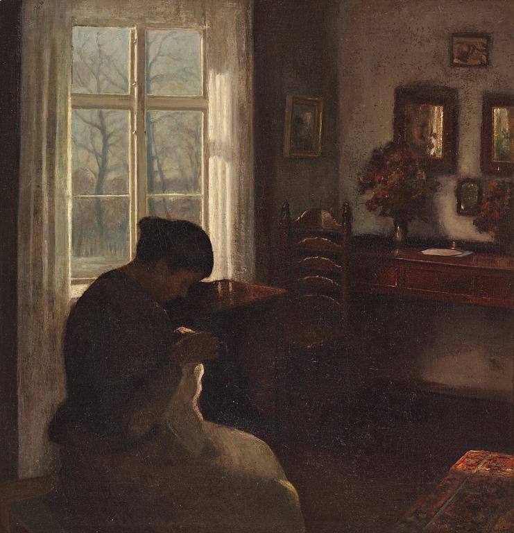 Carl Holsoe, Handarbete i skymningstimmen.